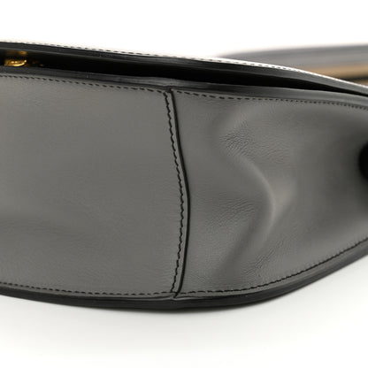 Prada City Calf Pionniere Saddle Bag Marmo Black 9 of 12