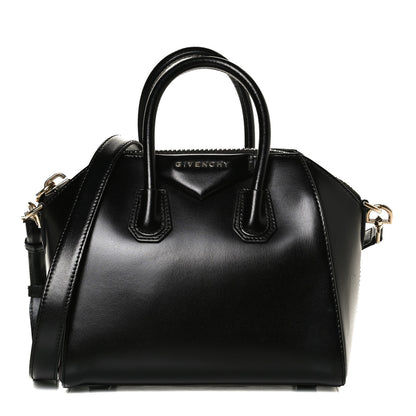 Givenchy Shiny Lord Calfskin Mini Antigona Black 1 of 14