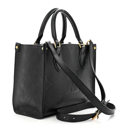 Louis Vuitton Empreinte Monogram Giant Onthego PM Black 3 of 13