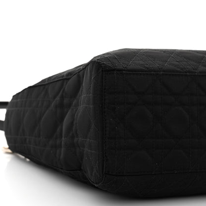 Christian Dior Nylon Cannage Medium Lady Dior Black 8 of 10