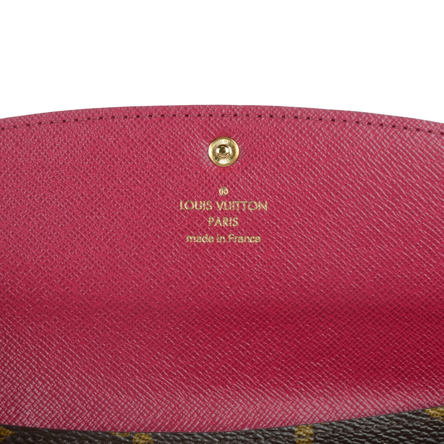 Louis Vuitton Monogram Emilie Wallet Fuchsia 6 of 7