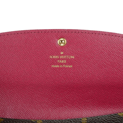 Louis Vuitton Monogram Emilie Wallet Fuchsia 6 of 7