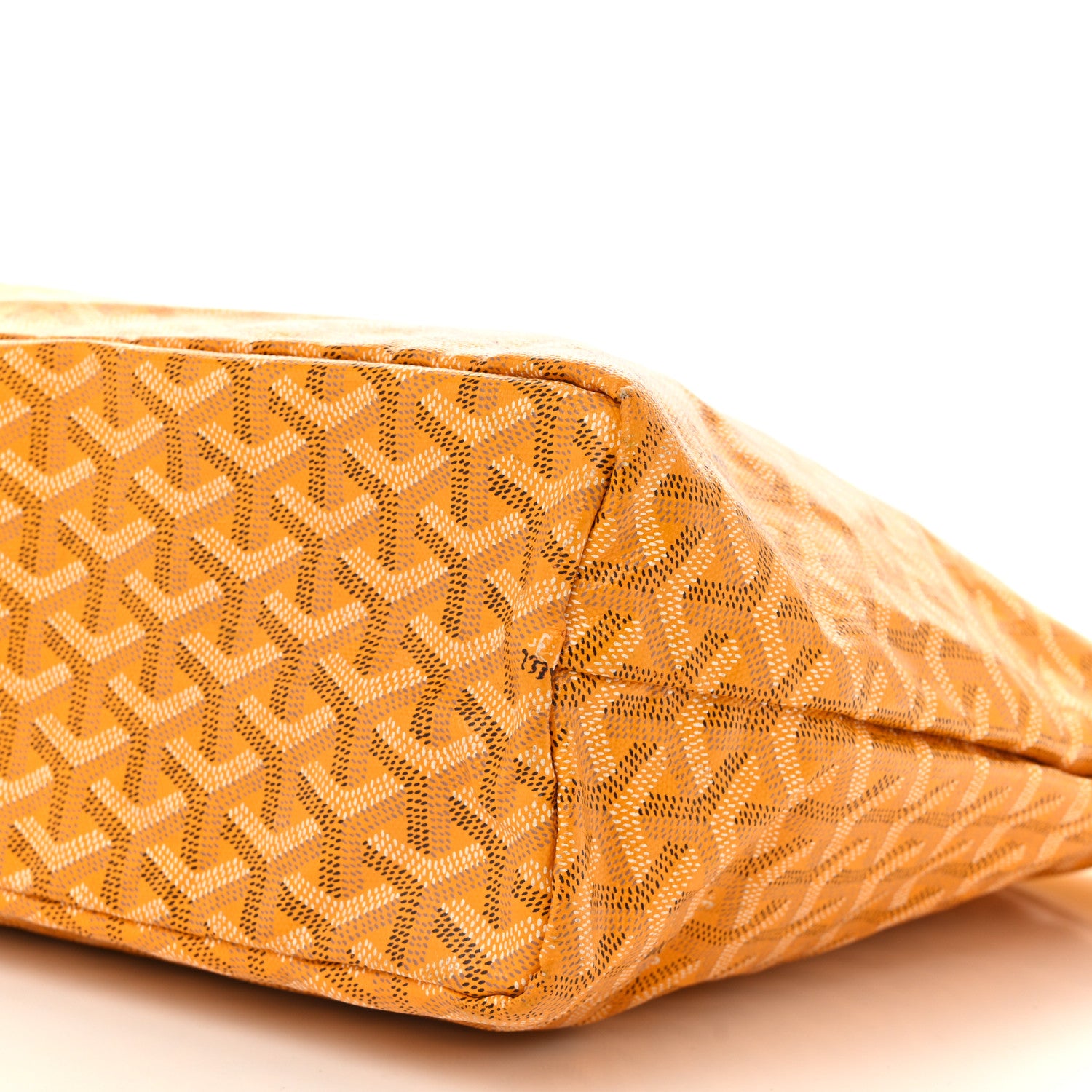 Goyard Goyardine Fidji Zip Hobo Yellow 8 of 12