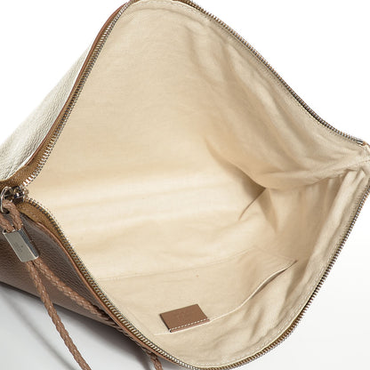 Gucci Deerskin Interlocking G Portfolio Clutch Maple 6 of 10