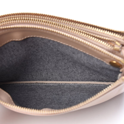 Celine Smooth Lambskin Small Trio Crossbody Bag Powder 6 of 15