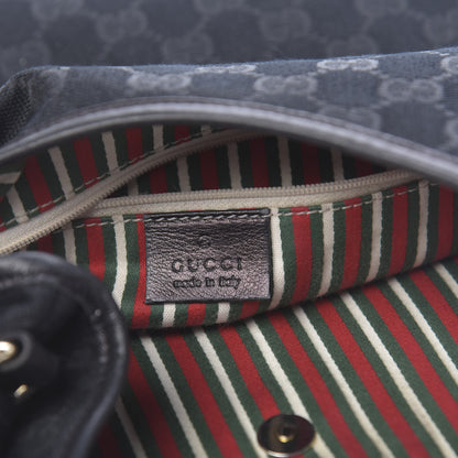 Gucci Monogram Medium New Britt Hobo Black 6 of 11