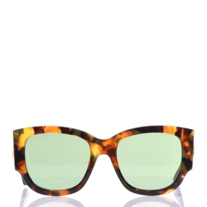 Gucci Acetate Web Oversized Frame Rectangle Sunglasses GG0276S Tortoiseshell 3 of 7