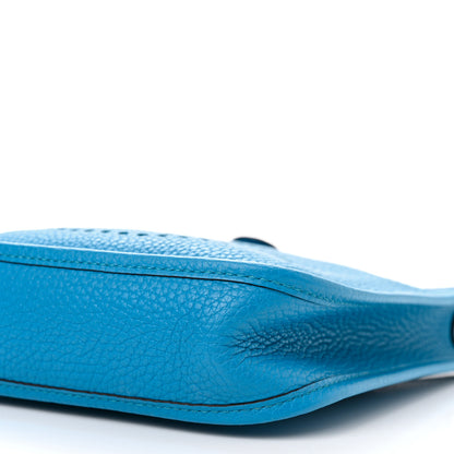 Hermes Taurillon Clemence Evelyne TPM Bleu Zanzibar 10 of 10