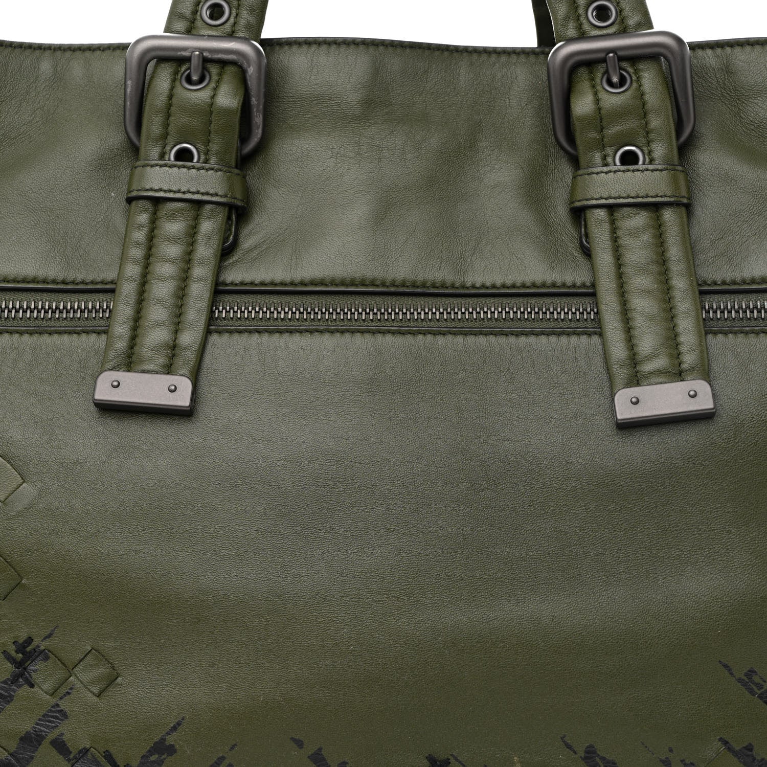 Bottega Veneta Nappa Intrecciato Tote Green 8 of 11