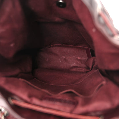 Chanel Glazed Calfskin Quilted Large Salzburg Backpack Burgundy 5 of 14