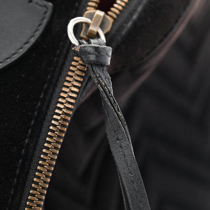 Gucci Velvet Matelasse GG Marmont Dome Backpack Black 20 of 20