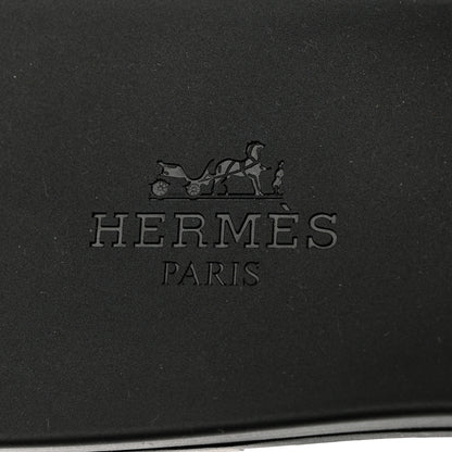 Hermes Rubber Aloha Sandals 38 Black 8 of 9