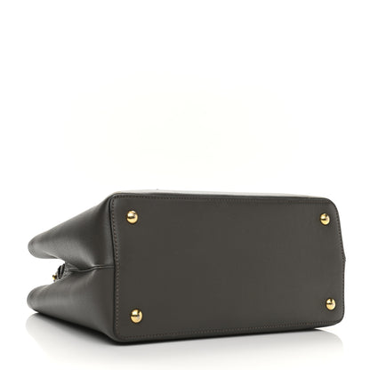 Fendi Vitello Dolce Petite 2Jours Tote Verde Prato Menta 4 of 16