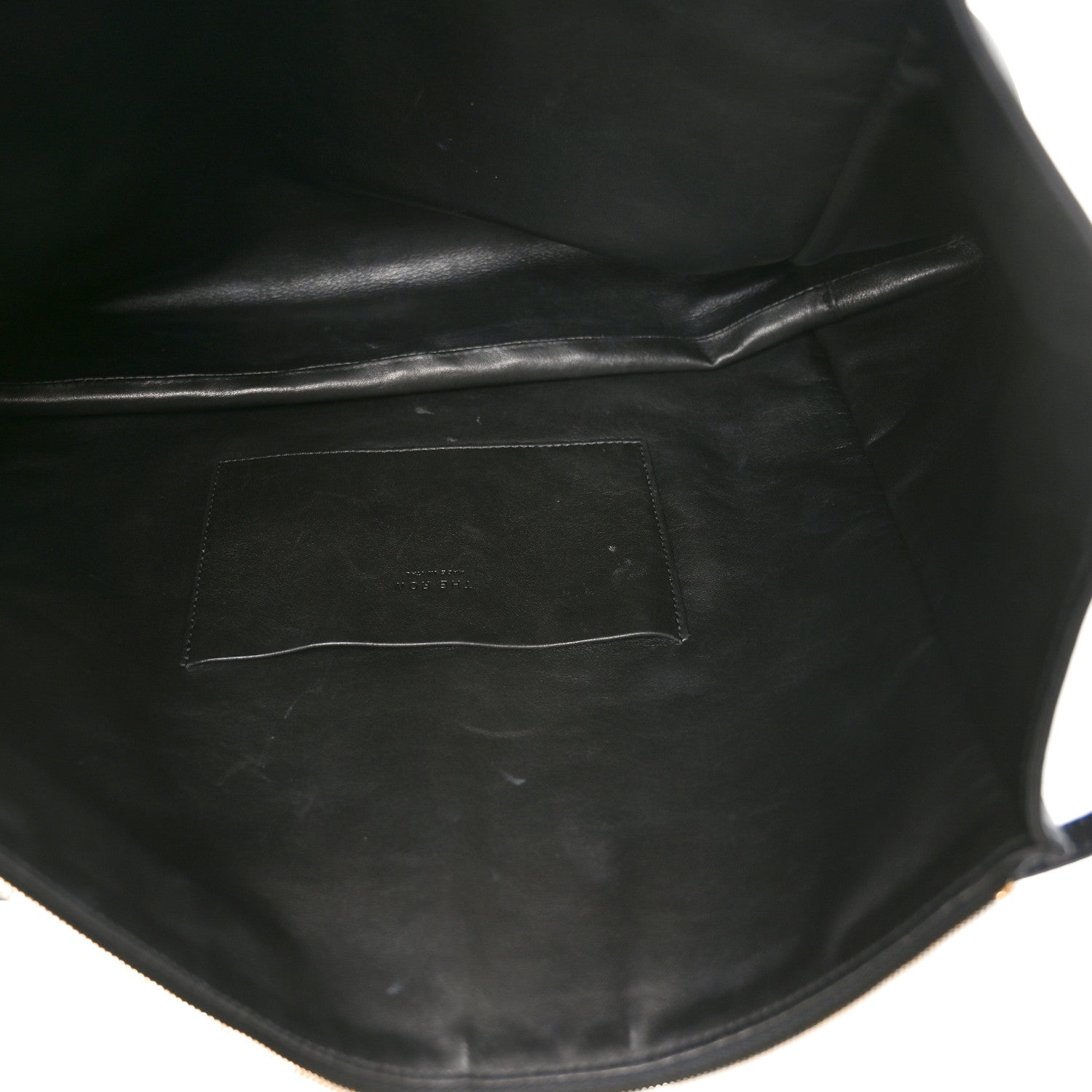 The Row Nappa Aspen Clutch Bag Black 5 of 9