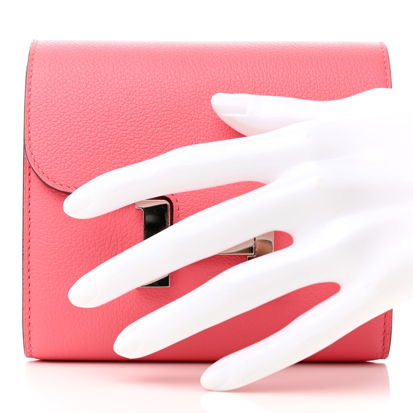Evercolor Constance Compact Passant Wallet Rose Azalee