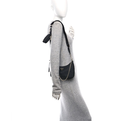 Prada Nylon Re-Edition 2005 Shoulder Bag Black 2 of 12