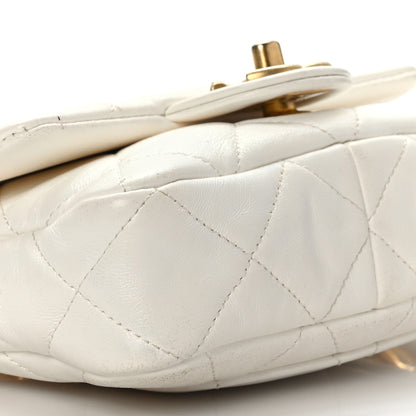 Chanel Lambskin Quilted Mini Funky Town Flap White 8 of 12