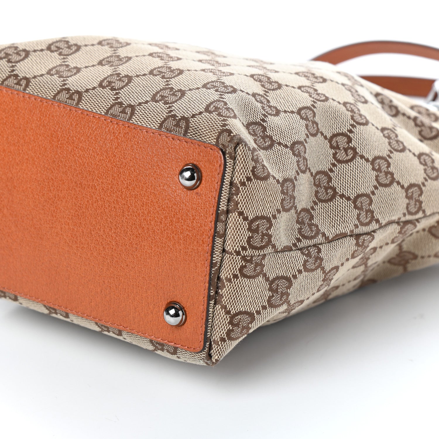 Gucci Monogram Small Eclipse Tote Orange 8 of 8