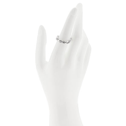 David Yurman 18K White Gold Diamond Wisteria Twist Band Ring 54 7 2 of 4