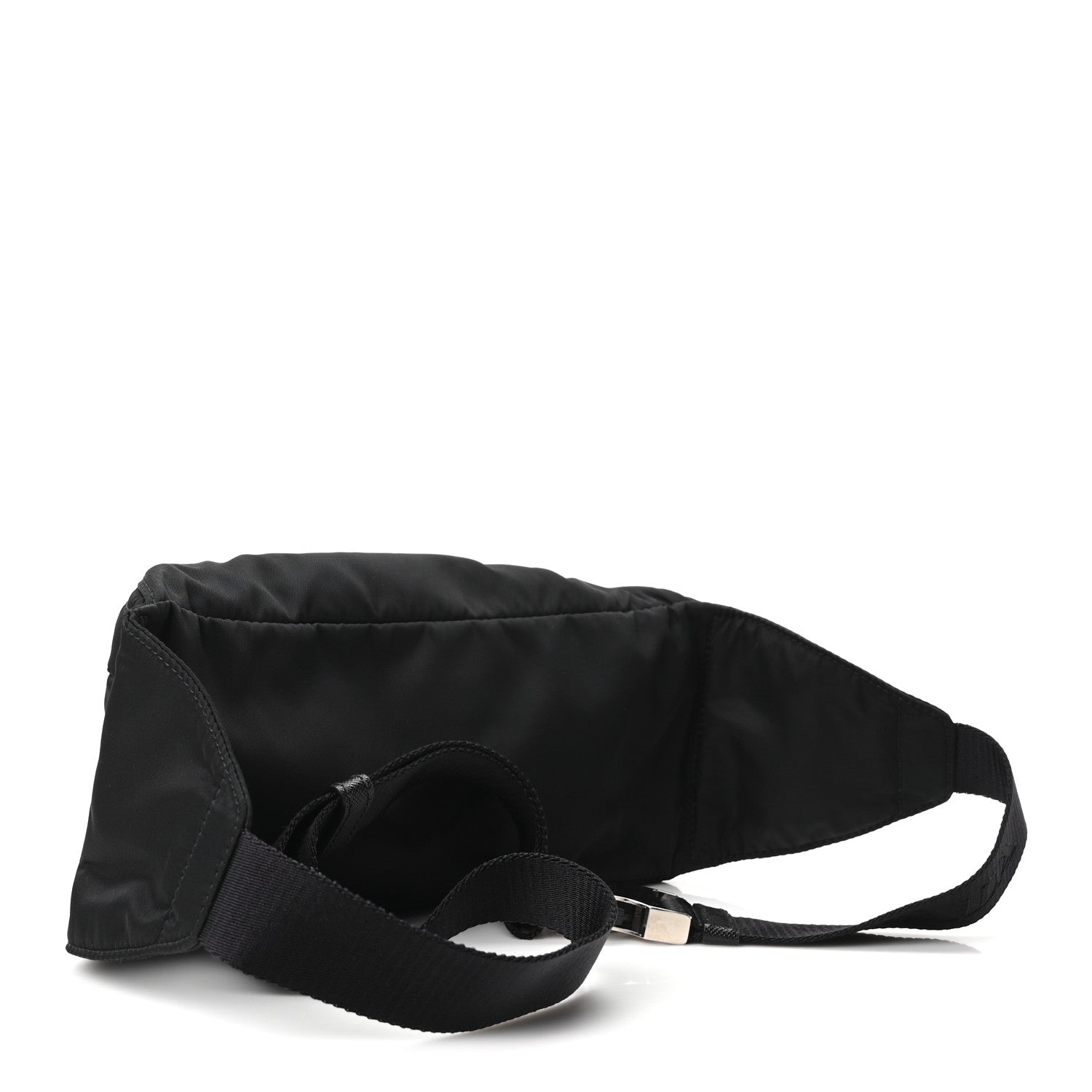 Prada Re-Nylon Saffiano Belt Bag Black 2 of 9