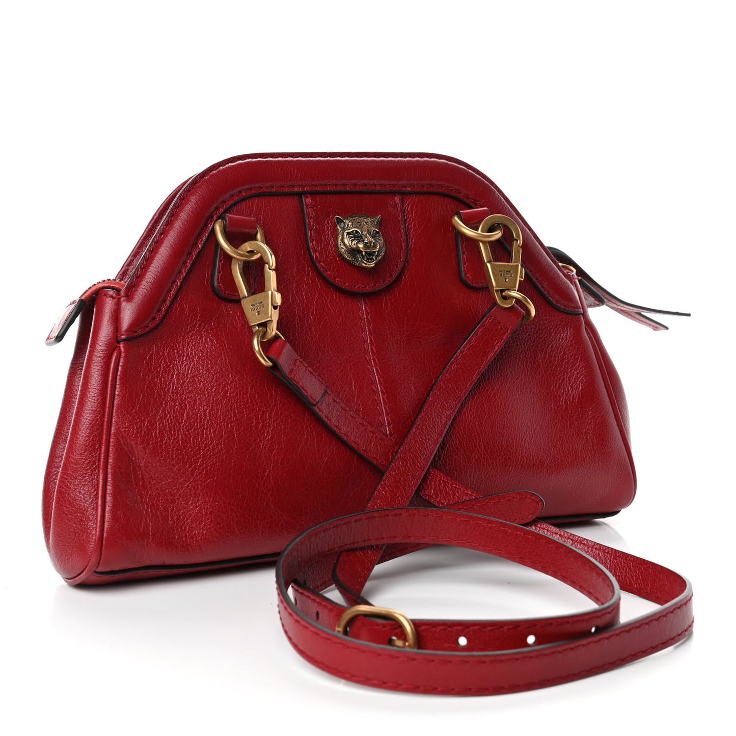 Piuma Lux Calfskin Small Re(Belle) Crossbody Bag Romantic Cerise