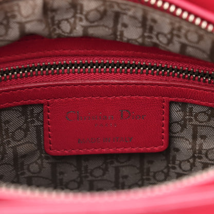Christian Dior Lambskin Cannage Medium Lady Dior Fuchsia 5 of 14