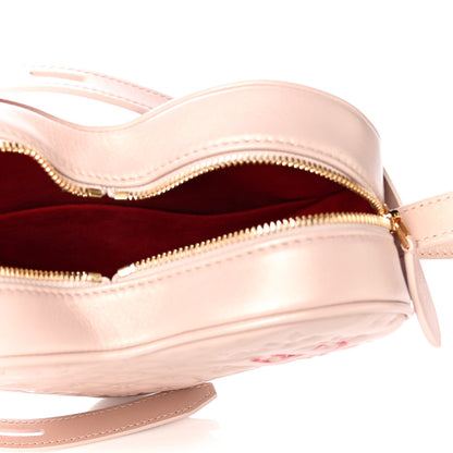 Louis Vuitton Lambskin Embossed Monogram Fall In Love Sac Coeur Light Pink 5 of 10