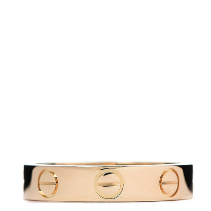 Cartier 18K Yellow Gold 3.5mm LOVE Wedding Band Ring 47 4 1 of 3
