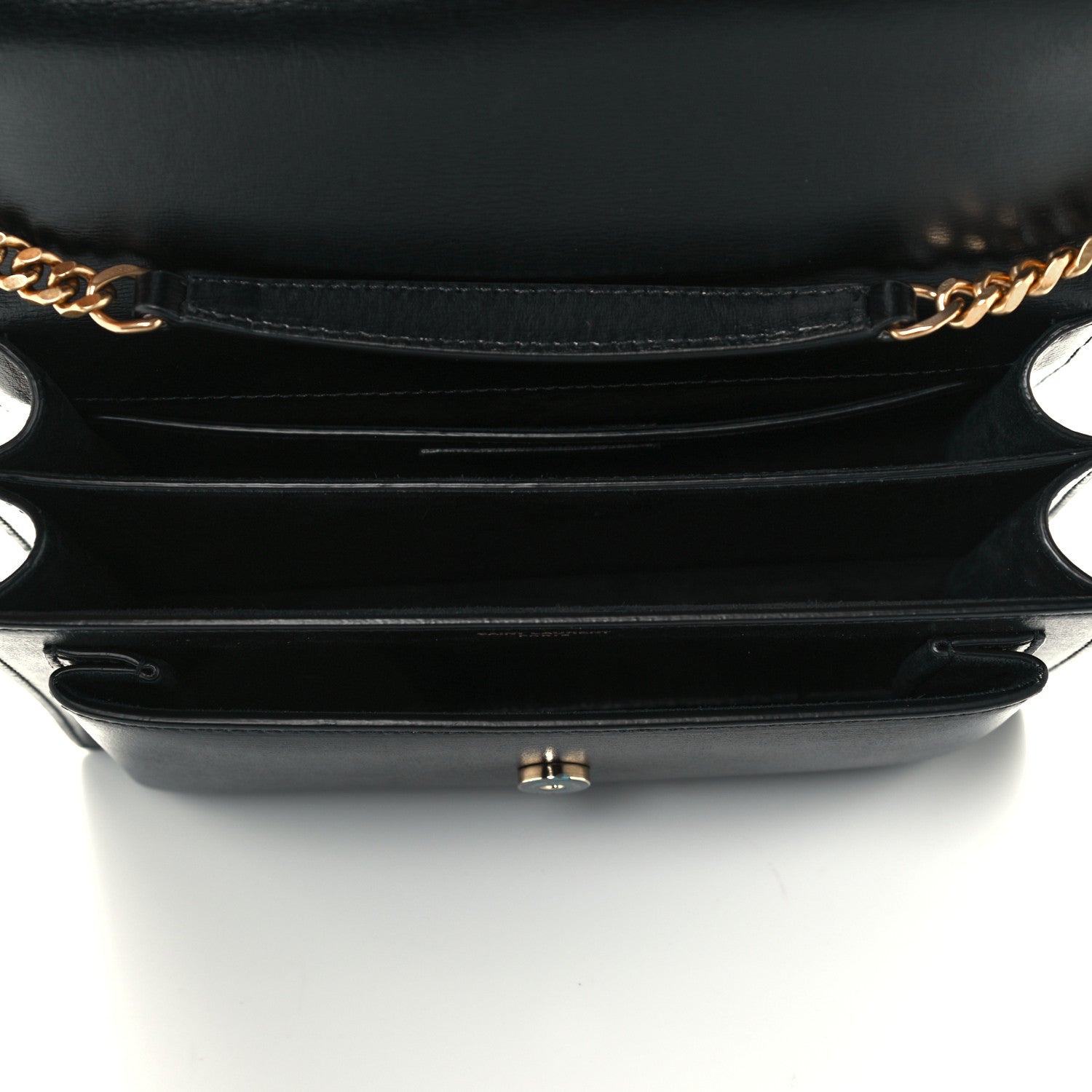 Saint Laurent Calfskin Medium Monogram Sunset Black 5 of 12