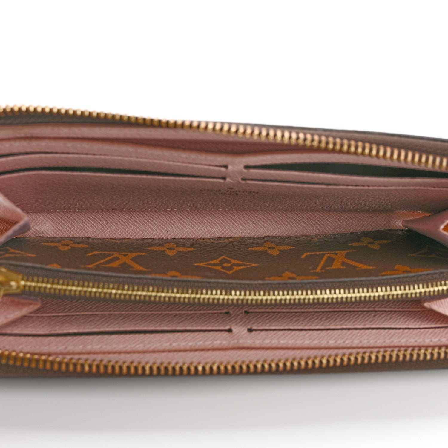 Louis Vuitton Monogram Clemence Wallet Rose Ballerine 5 of 12