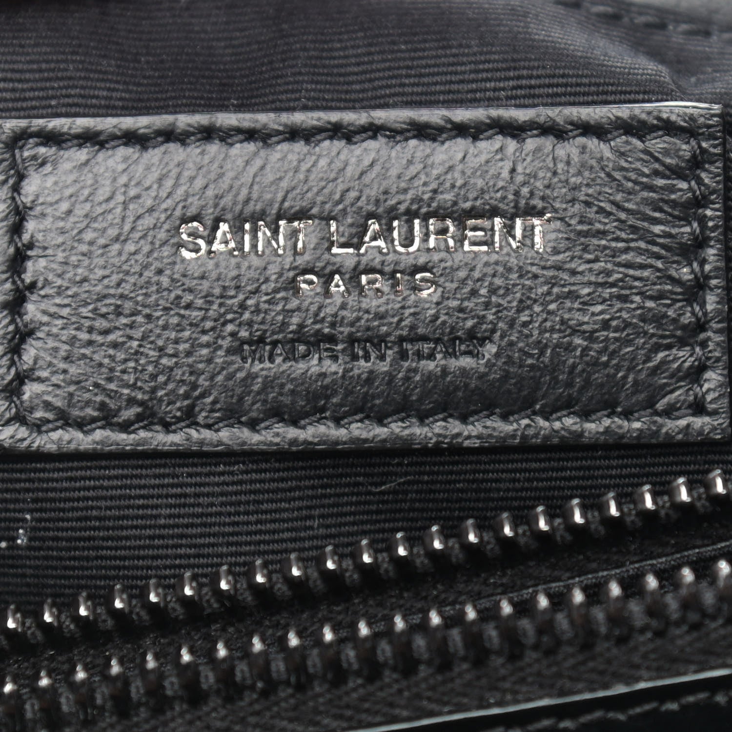 Saint Laurent Calfskin Y Quilted Monogram Medium Loulou Chain Satchel Black 6 of 12