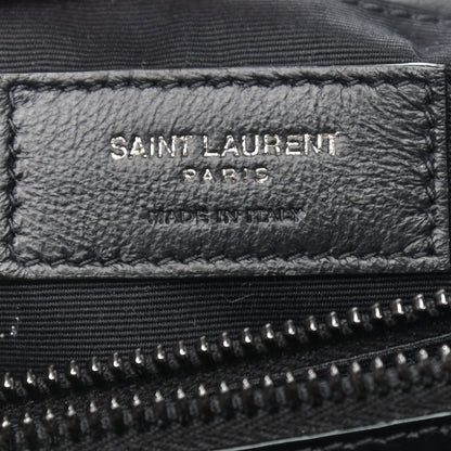 Saint Laurent Calfskin Y Quilted Monogram Medium Loulou Chain Satchel Black 6 of 12