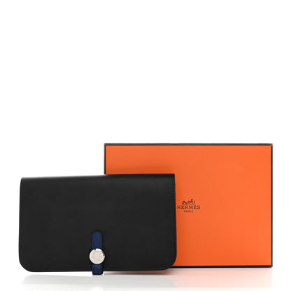Hermes Swift Dogon Duo Wallet Black 10 of 10