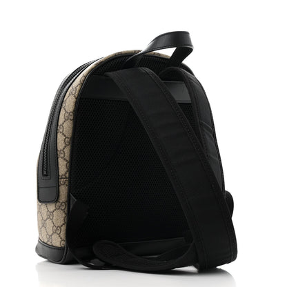 Gucci GG Supreme Monogram Small Eden Day Backpack Black 3 of 14