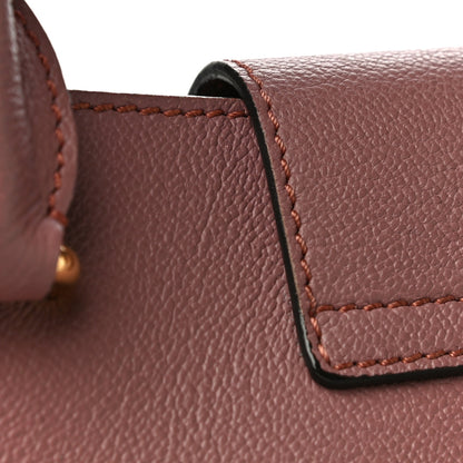 Burberry Soft Grain Calfskin Small Buckle Tote Dusty Pink 14 of 16