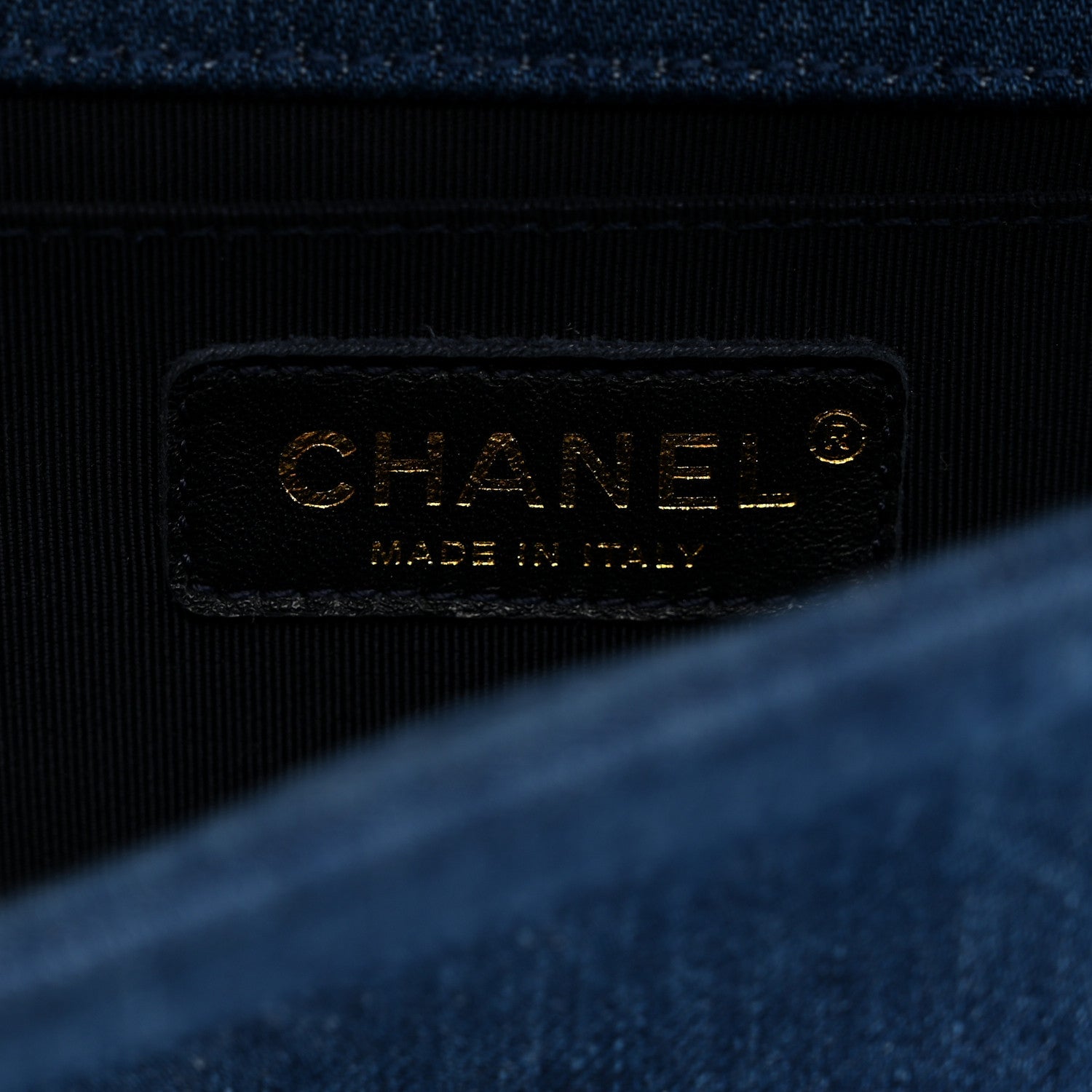 Chanel Denim Patchwork Medium Boy Flap Blue 6 of 10