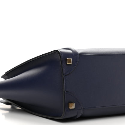 Celine Smooth Calfskin Micro Luggage Ink 5 of 10