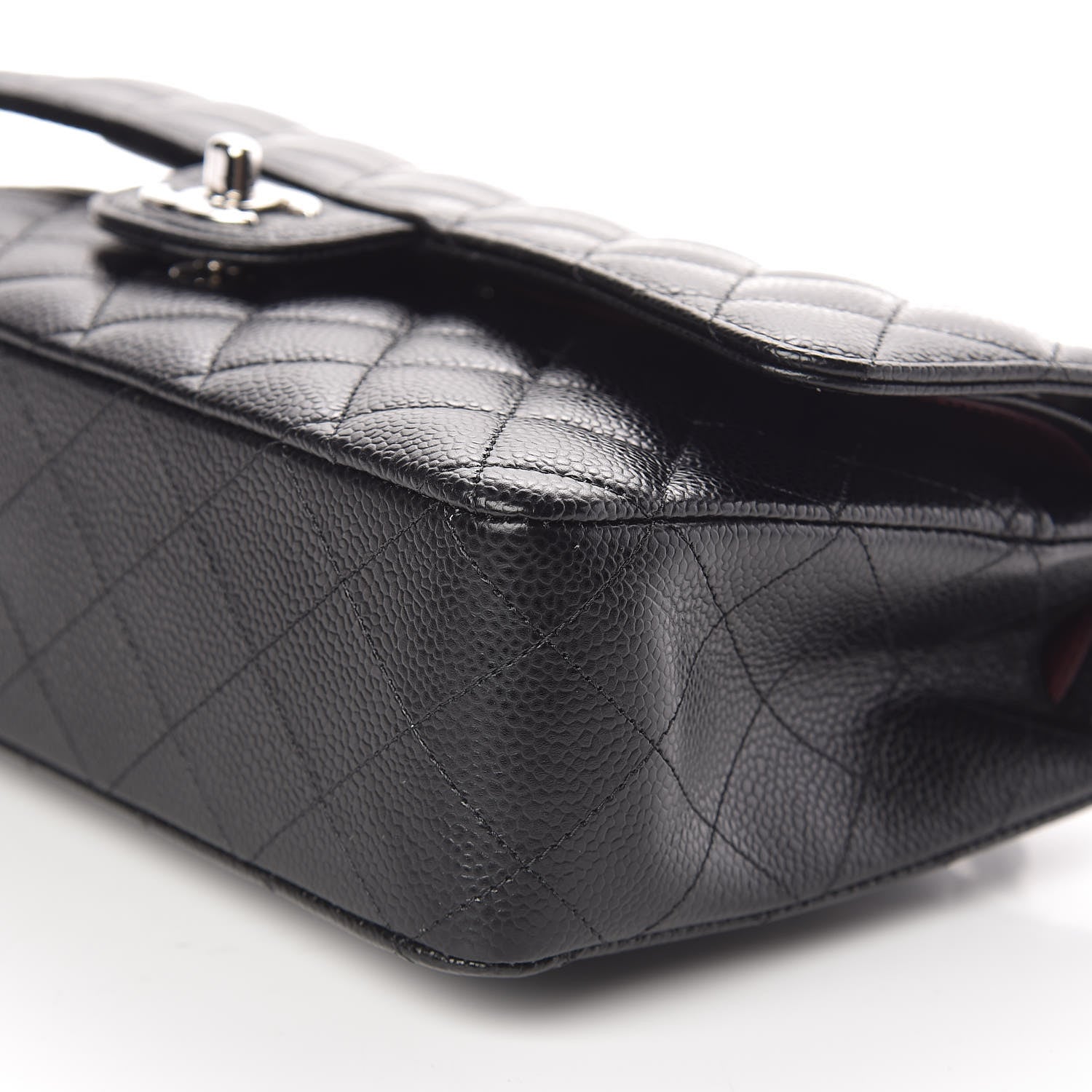 Chanel Caviar Quilted Medium Double Flap Black 6 of 10
