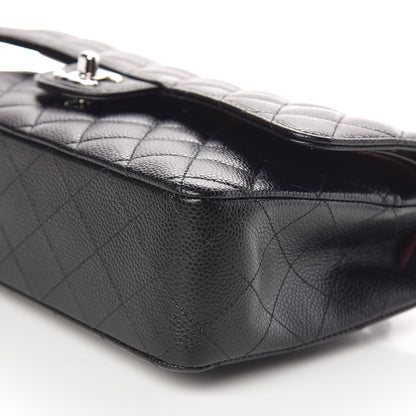 Chanel Caviar Quilted Medium Double Flap Black 6 of 10