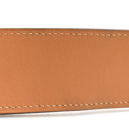 Hermes Taurillon Clemence Etriviere Belt 85 34 Orange 7 of 8