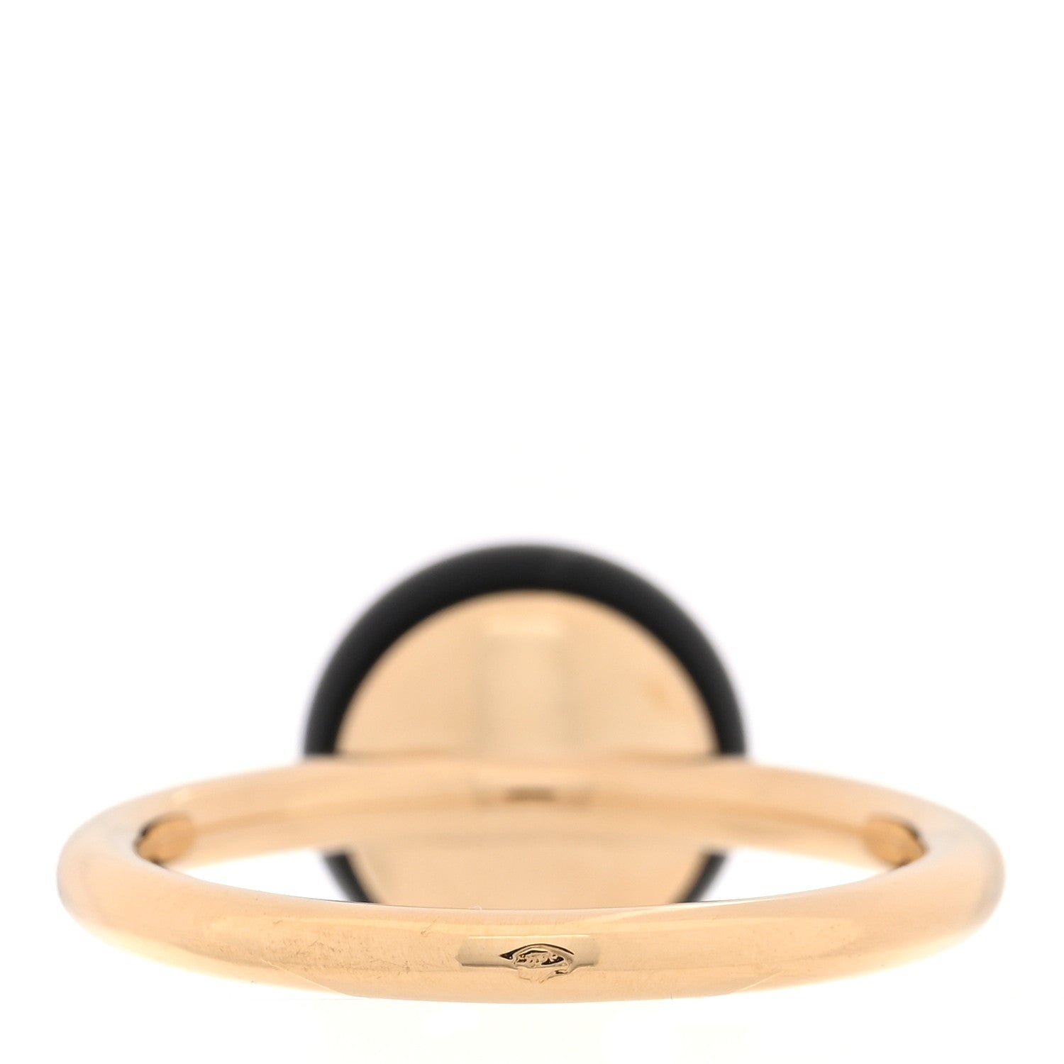 Louis Vuitton 18K Yellow Gold Diamond Black Onyx Idylle Blossom Ring 56 7.5 3 of 6