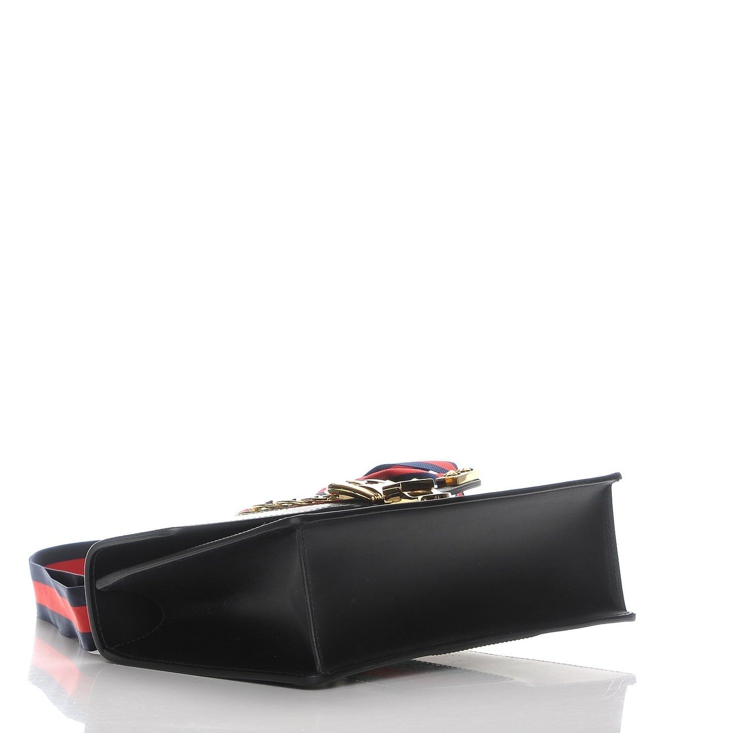 Calfskin Small Sylvie Shoulder Bag Black