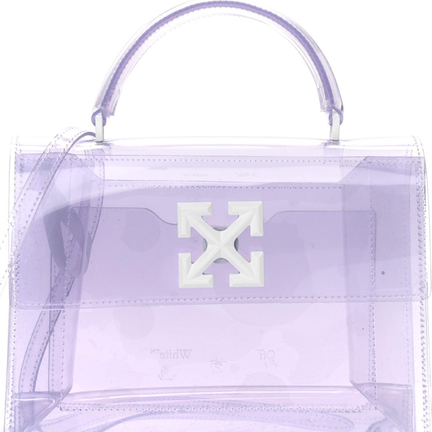 Off-White Transparent Jitney 2.8 Shoulder Bag 8 of 10
