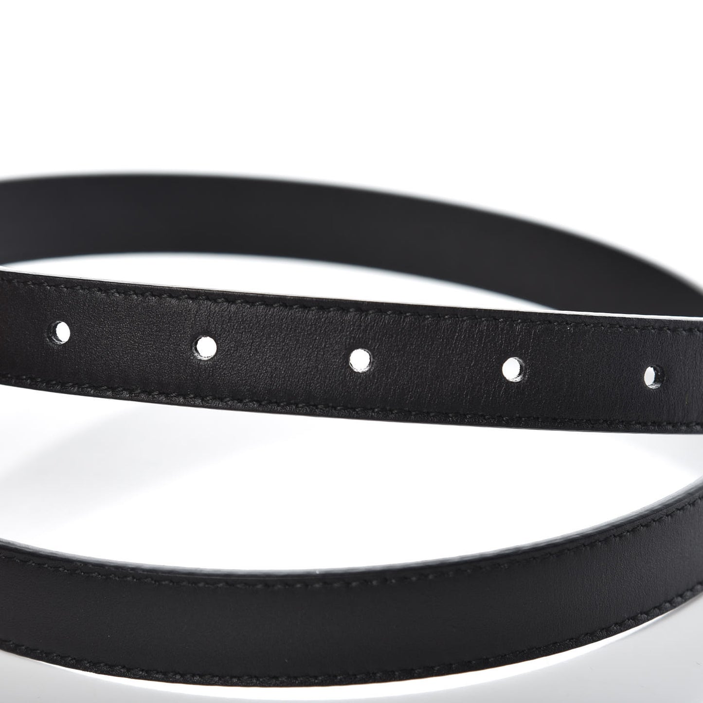 Calfskin Double G 20mm Belt 75 30 Black