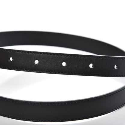 Gucci Calfskin Double G 20mm Belt 75 30 Black 4 of 5