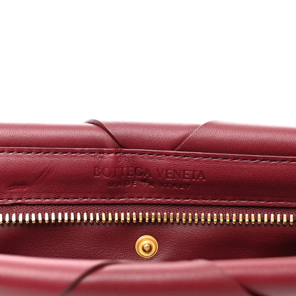 Bottega Veneta Nappa Maxi Blown Up Intrecciato Pouch Clutch Bordeaux 6 of 6