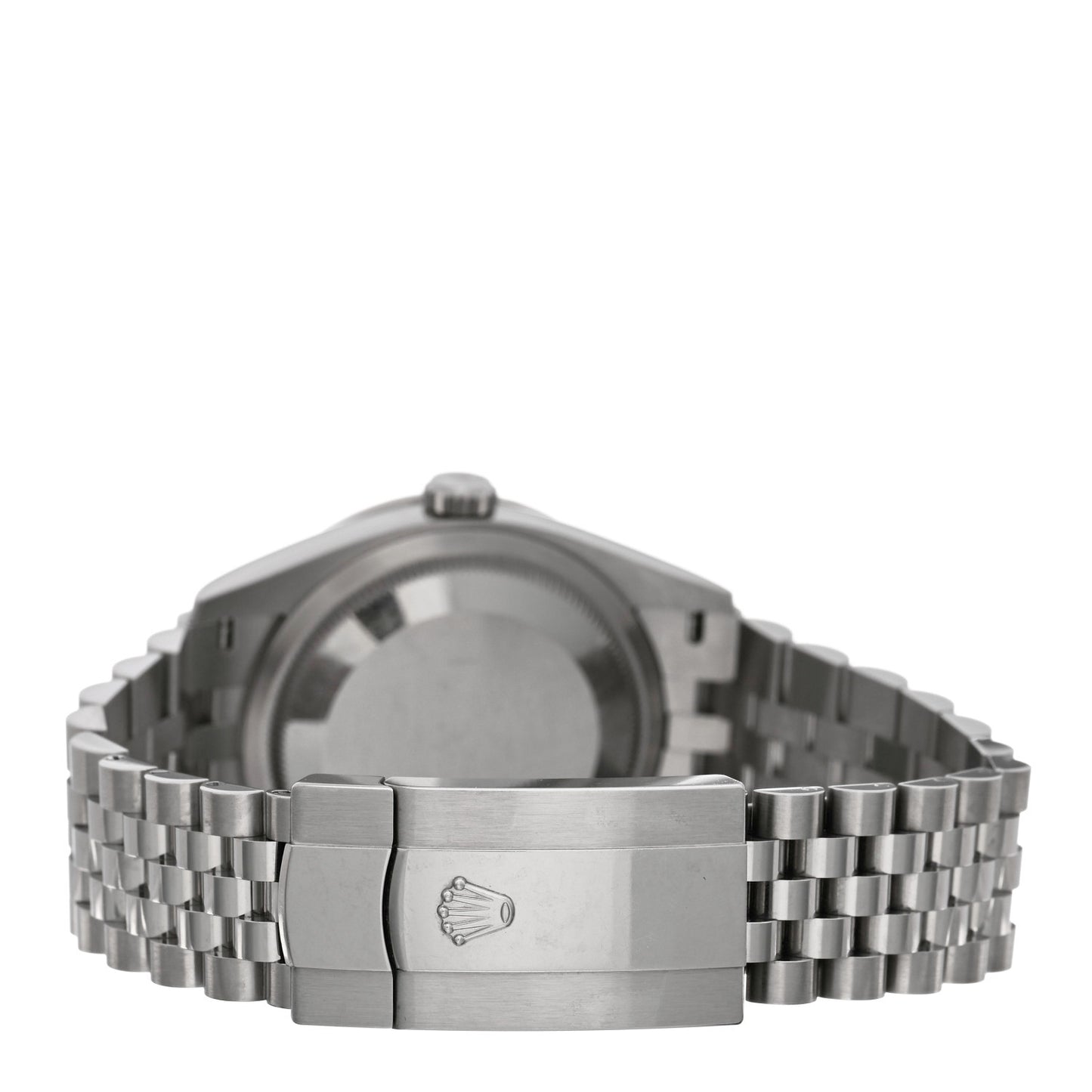 Stainless Steel 18K White Gold Diamond 36mm Oyster Perpetual Datejust Watch Black 126284RBR