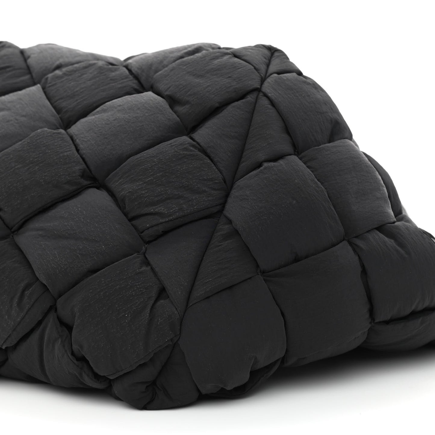 Nylon Intrecciato Padded Cassette Tote Thunder