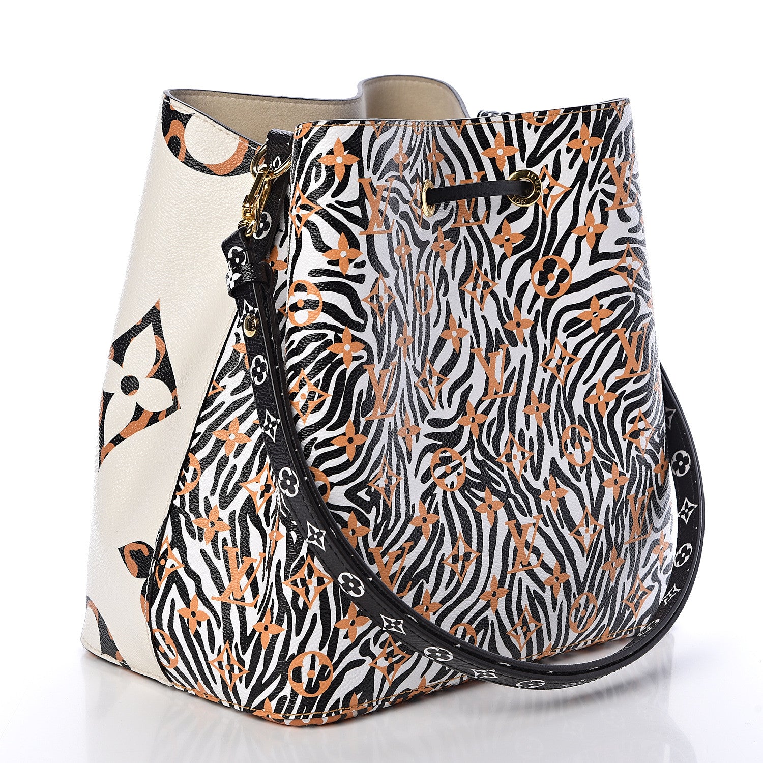 Louis Vuitton Monogram Giant Jungle NéoNoé Ivory 3 of 9