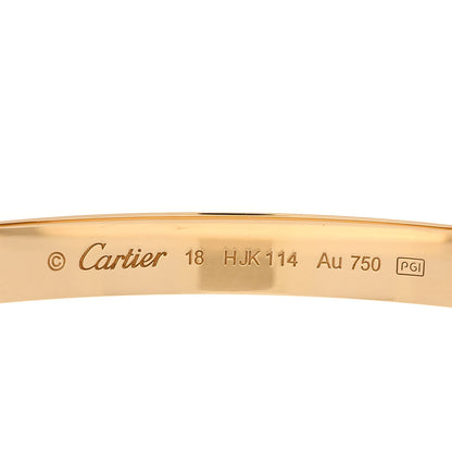 Cartier 18K Yellow Gold LOVE Bracelet 18 3 of 4